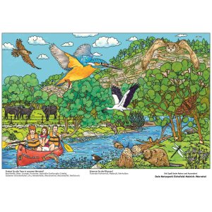 Ausmalbild Werratal coloriert